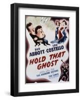 Hold That Ghost, Bud Abbott, Lou Costello, The Andrews Sisters, Ted Lewis, 1941-null-Framed Art Print