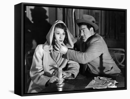 Hold That Ghost, Joan Davis, Lou Costello, 1941-null-Framed Stretched Canvas