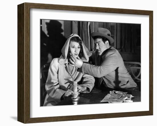 Hold That Ghost, Joan Davis, Lou Costello, 1941-null-Framed Photo