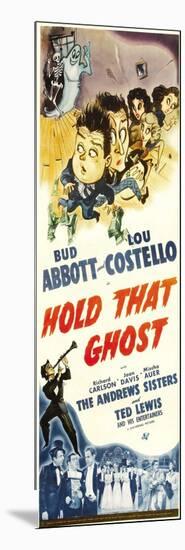 Hold That Ghost, Lou Costello, Bud Abbott, Andrews Sisters, 1941-null-Mounted Art Print