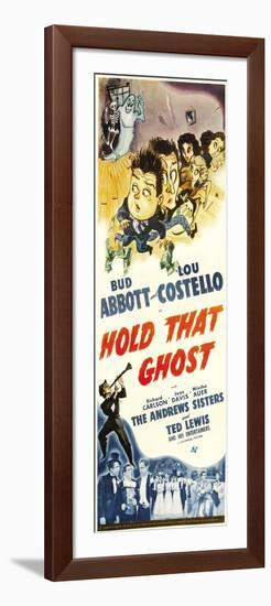 Hold That Ghost, Lou Costello, Bud Abbott, Andrews Sisters, 1941-null-Framed Art Print