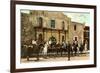 Hold-Up Re-enactment, Alamo, San Antonio, Texas-null-Framed Art Print