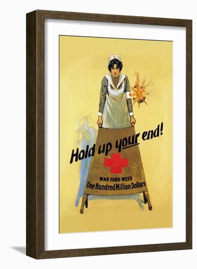 Hold Up Your End-W.b. King-Framed Art Print
