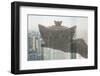 Holding Chinese New Year Gold Ingot, Day City View-XiXinXing-Framed Photographic Print