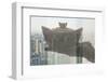 Holding Chinese New Year Gold Ingot, Day City View-XiXinXing-Framed Photographic Print