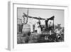 Holding Down a Lot at Guthrie, 1889 (B/W Photo)-American Photographer-Framed Giclee Print