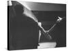 Holding Hands Is a Symbol of Happy Marriage-Nina Leen-Stretched Canvas