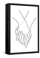 Holding Hands Lines-1x Studio II-Framed Stretched Canvas