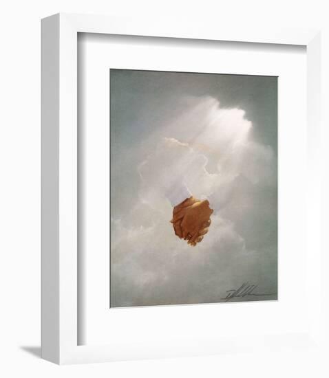 Holding Hands-Danny Hahlbohm-Framed Art Print