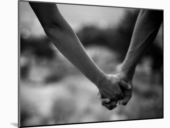 Holding Hands-Kevin Lange-Mounted Photographic Print