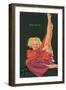 Holding Her Own, Blonde-null-Framed Art Print