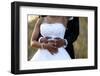 Holding the Bride-Villiers Steyn-Framed Photographic Print