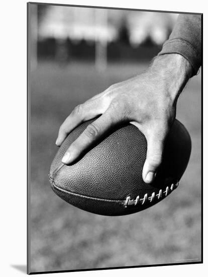 Holding the Football is Player Paul Dekker of Michigan State-Joe Scherschel-Mounted Photographic Print