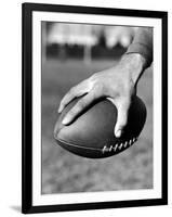 Holding the Football is Player Paul Dekker of Michigan State-Joe Scherschel-Framed Photographic Print