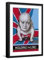Holding the Line!-null-Framed Art Print