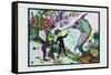 Hole in Fairyland-Rosa C. Petherick-Framed Stretched Canvas