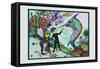 Hole in Fairyland-Rosa C. Petherick-Framed Stretched Canvas