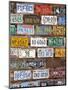 Hole in the Rock Tourist Shop With Old License Plates, Moab, Utah, USA-Walter Bibikow-Mounted Photographic Print