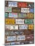 Hole in the Rock Tourist Shop With Old License Plates, Moab, Utah, USA-Walter Bibikow-Mounted Photographic Print