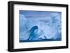 Hole Melted in Iceberg in Disko Bay in Greenland-Paul Souders-Framed Photographic Print