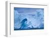 Hole Melted in Iceberg in Disko Bay in Greenland-Paul Souders-Framed Photographic Print