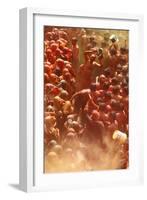 Holi Celebration in Dauji Temple, Dauji, Uttar Pradesh, India, Asia-Godong-Framed Photographic Print