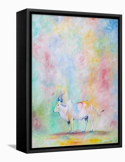 Holi Cow, 2014-Rebecca Campbell-Framed Stretched Canvas