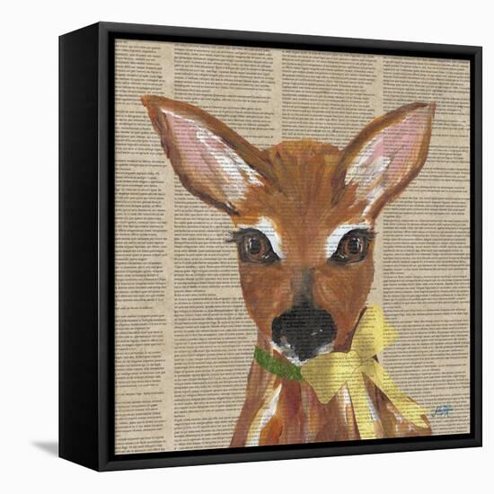 Holiday Animal II-Julie DeRice-Framed Stretched Canvas