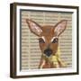 Holiday Animal II-Julie DeRice-Framed Art Print