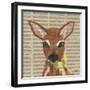 Holiday Animal II-Julie DeRice-Framed Art Print