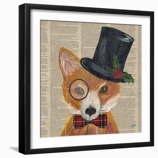 Holiday Animals III-Julie DeRice-Framed Art Print