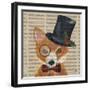 Holiday Animals III-Julie DeRice-Framed Art Print