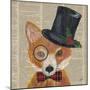 Holiday Animals III-Julie DeRice-Mounted Art Print