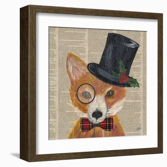 Holiday Animals III-Julie DeRice-Framed Art Print