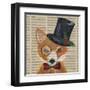 Holiday Animals III-Julie DeRice-Framed Art Print