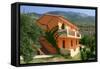Holiday Apartments, Lourdas, Kefalonia, Greece-Peter Thompson-Framed Stretched Canvas