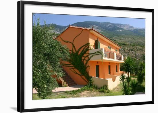 Holiday Apartments, Lourdas, Kefalonia, Greece-Peter Thompson-Framed Photographic Print