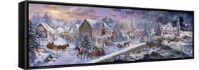 Holiday at Seaside-Nicky Boehme-Framed Stretched Canvas