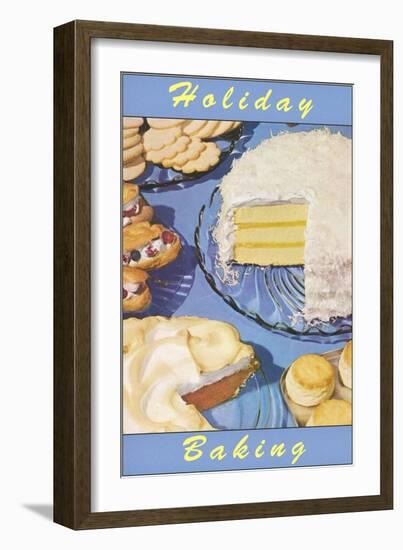 Holiday Baking-null-Framed Art Print