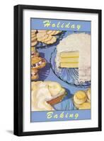 Holiday Baking-null-Framed Art Print
