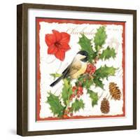 Holiday Birds I-Julie Paton-Framed Art Print