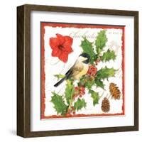 Holiday Birds I-Julie Paton-Framed Art Print