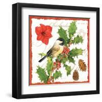 Holiday Birds I-Julie Paton-Framed Art Print