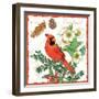 Holiday Birds II-Julie Paton-Framed Art Print