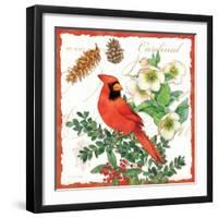 Holiday Birds II-Julie Paton-Framed Art Print