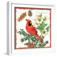 Holiday Birds II-Julie Paton-Framed Art Print