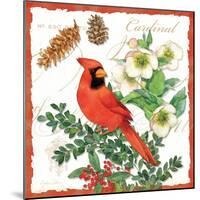 Holiday Birds II-Julie Paton-Mounted Art Print