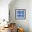 Holiday Blue Plaid-Joanne Paynter Design-Framed Giclee Print displayed on a wall