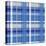 Holiday Blue Plaid-Joanne Paynter Design-Stretched Canvas