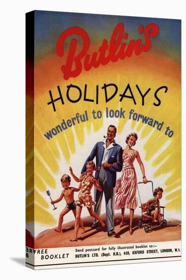 Holiday Butlins, UK, 1950-null-Stretched Canvas